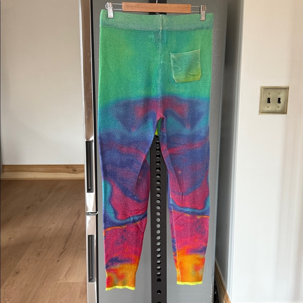 Brodie Cashmere Rainbow Lava Joggers Size M - Picture 8 of 14